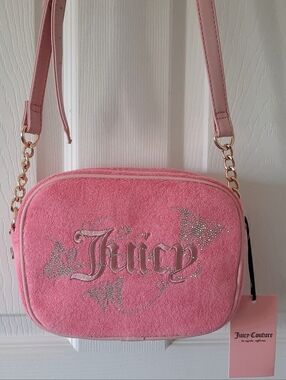 NWT JUICY COUTURE CROSSBODY/SHOULDER "WINGIN IT" CAMERA BAG